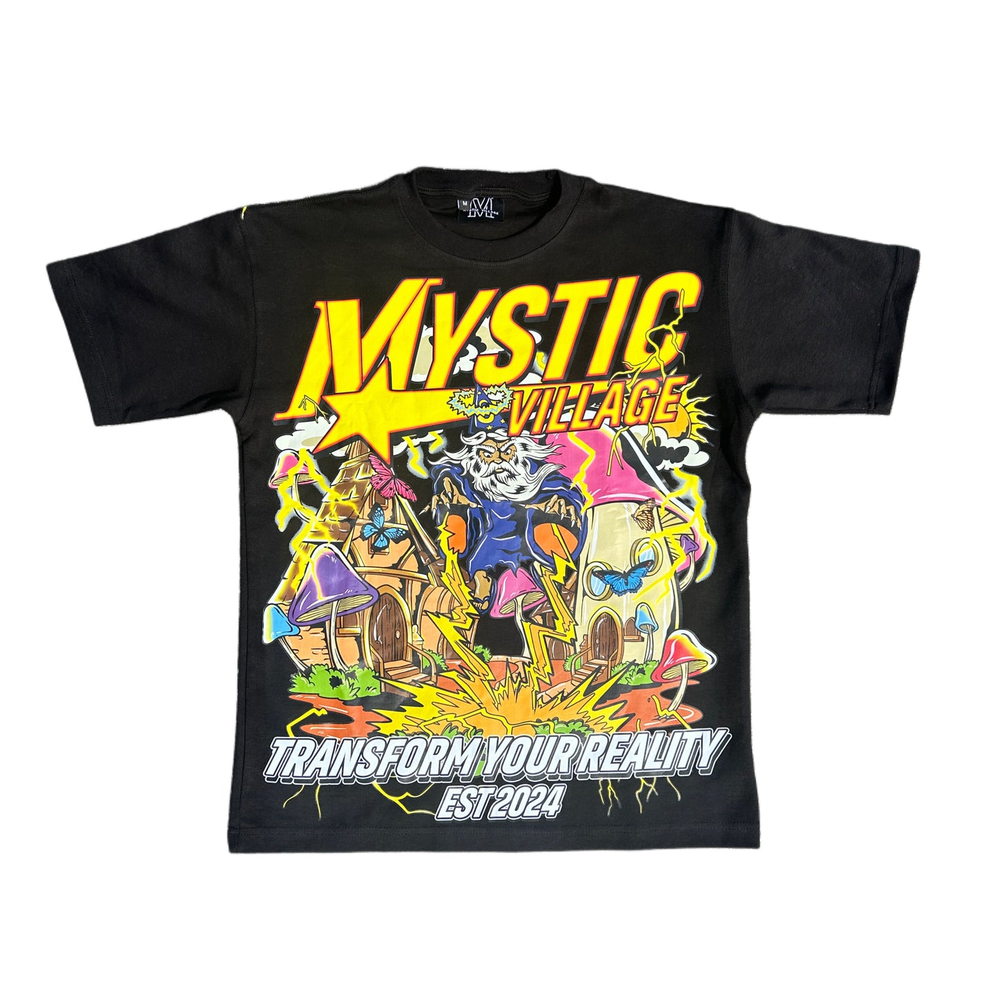 “MV WIZARD” T-SHIRT BLACK